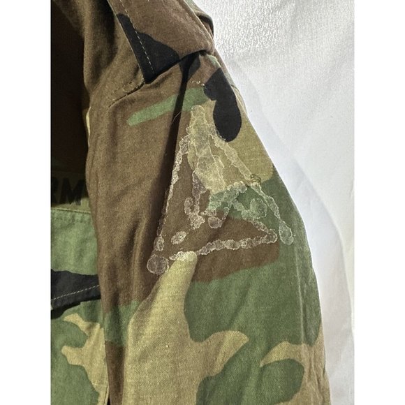 US ARMY WOODLAND CAMO M-65 FIELD JACKET SIZE SMALL REGULAR - Picture 3 of 6